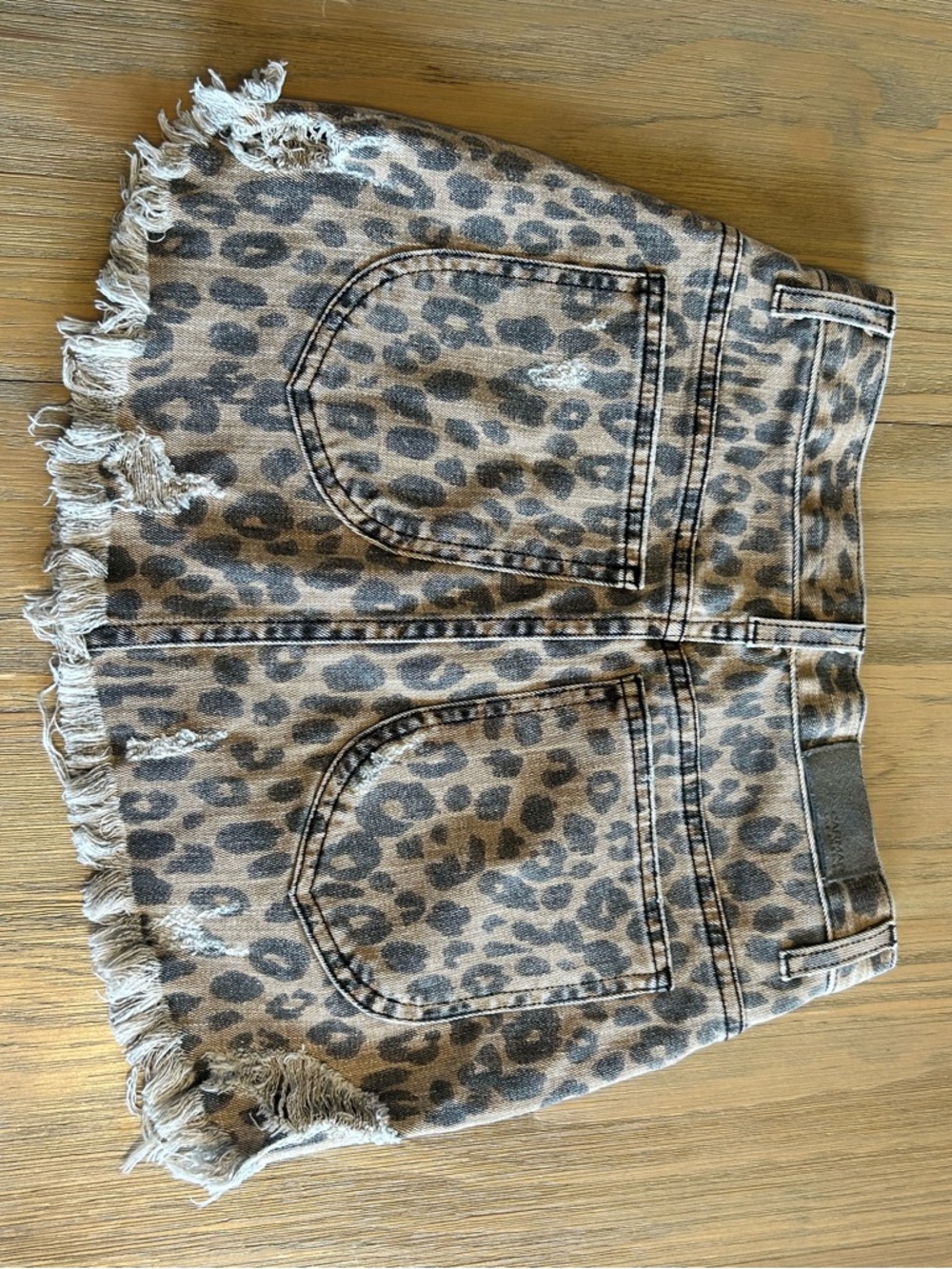 Carmar Leopard Print Mini Skirt with Front Zip - Brown and Black - Picture 13 of 16